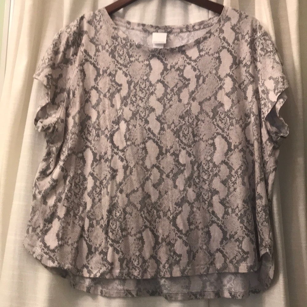 H&M Snake Skin Tee